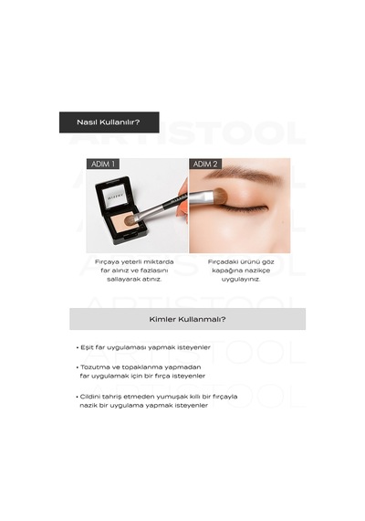 Missha Artistool Shadow Brush Büyük Boy Far Fırçası #302