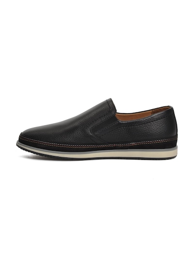 Pierre Cardin 62332 Siyah Floter Hakiki Deri Erkek Casual Ayakkabı 001