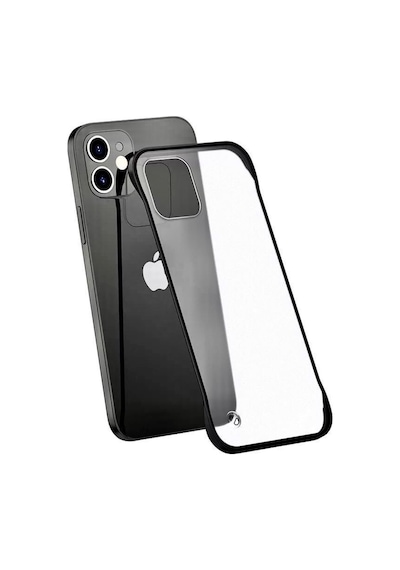 Apple Uyumlu iPhone 7 Kilif Siyah Çerçeveli Seffaf Arka Silikon Kapak 513598249