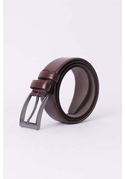 Tudors Erkek 3,5 Cm Klasik Taba Renk Kemer-22883 Taba