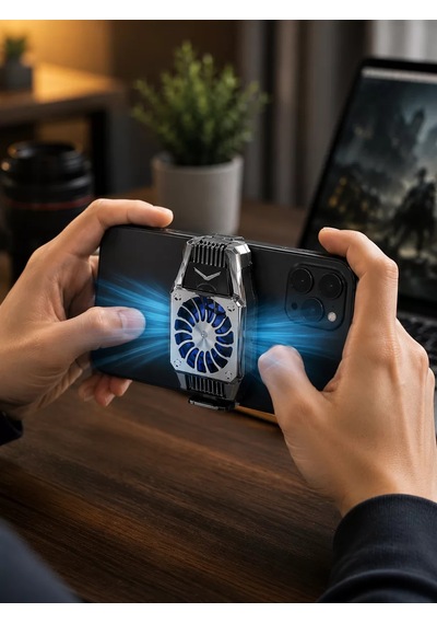 Hepsi Telefon Isınmasını Azaltan Aktif Fanlı Soğutucu Sistemi Najmaddin