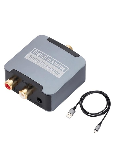 Dijital To Analog 3.5mm Optik Ses Tos Çevirici Dönüştürcü Adaptör
