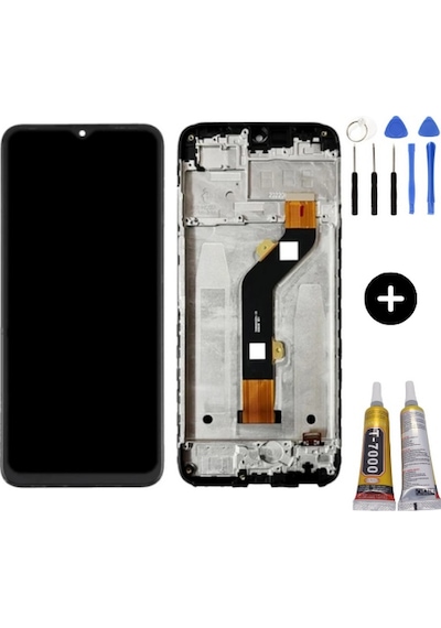 Tecno Spark 10 Uyumlu Çıtalı Lcd Ekran Dokunmatik + Montaj Kiti