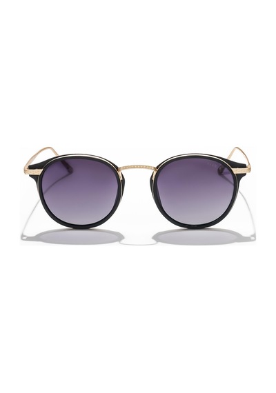 Hermod Spl726-c5-49 Polarize Unisex Güneş Gözlüğü Altın - Siyah