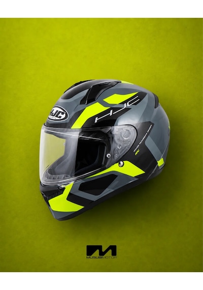Hjc C10 Kask Tıns Mc3h Sarı-siyah