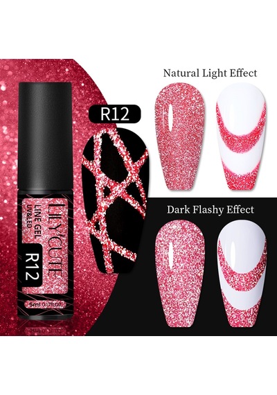 Lily Cute Reflective Glitter Nail Art Çizim Ojesi R012 54152-6