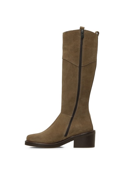 Nine West Nuıt 4pr Taba Kadın Topuklu Çizme 000000000101922763 Taba