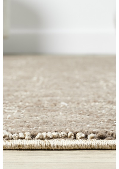 Mariesse Home Wool Serisi Bukleli Yumuşak Dokulu İskandinav Dokuma Halı 1086-kahve