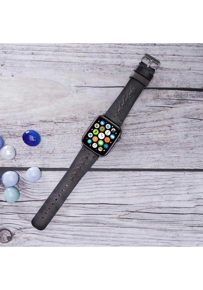 Bouletta Apple Watch Uyumlu Deri Kordon 42-44-45Mm Boras Vs4Ef Gr