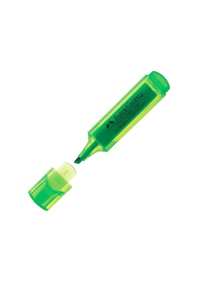 Faber-Castell Şeffaf Gövde Fosforlu Kalem Yeşil 154663 Yeşil