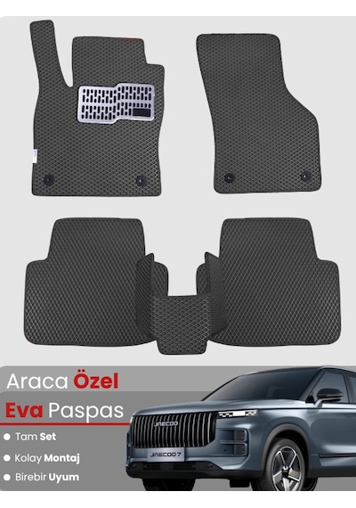 Jaecoo 7 - J7 2024-2025 Uyumlu Eva Paspas Tam Set Araca Özel Tasarım, Su Geçirmez,kolay Montaj 278