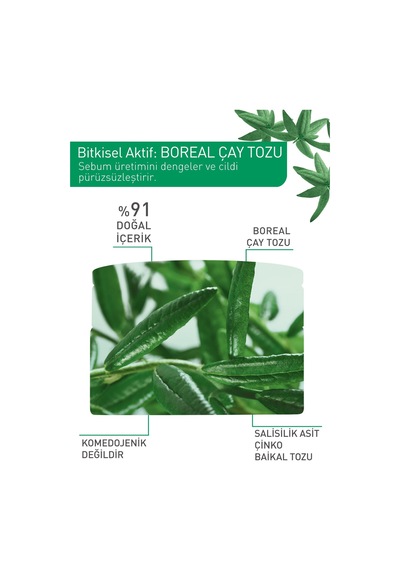 Yves Rocher Karma Ve Yağlı Ciltler Için Sebo Pure Vegetal Jel Krem - Çinko & Salisilik Asit-50 ML 39979