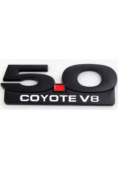 Ford Mustang 5.0 Coyote V8 Bagaj Ikiz Turbo Amblem (548591436)