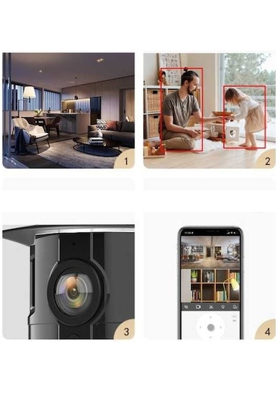 Mpıa Kei Plus Türkçe Uygulamalı 4 Mp Çift Lens Wi-fi Kamera