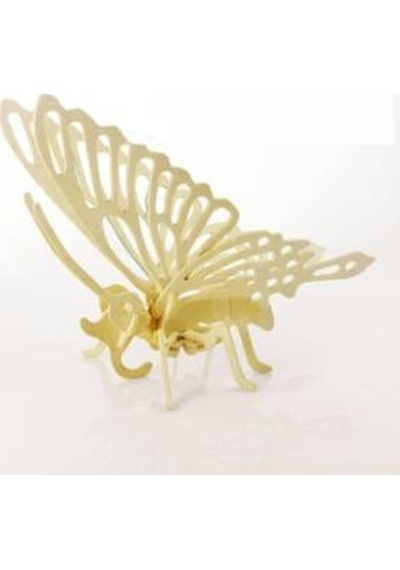 3D Ahşap Puzzle Kelebek