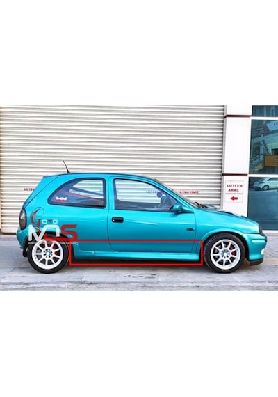 Opel Corsa B Uyumlu Gsi Marşpiyel Sağ Sol Takım Fiberglass Boyasız