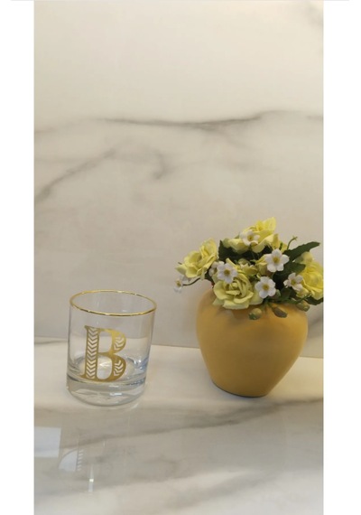 Md Monogram Cam Bardak B