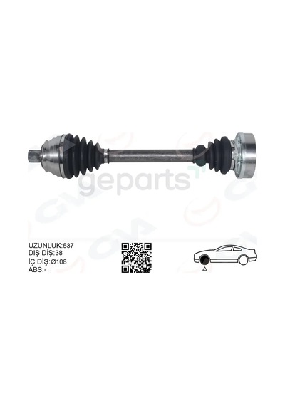 Komple Aks Ön Sağ / Sol T4 1.9 Td-2.4 D-2.5 Tdi 1991-2003 Acv - Aja - Aab 1.9 Td-2.4 D-2.5 Tdi