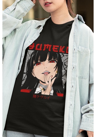 Anime Kakegurui Yumeko Tişört