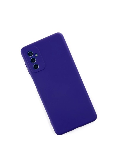 Galaxy M52 5g Kılıf Nano İçi Kadife Silikon - Mor