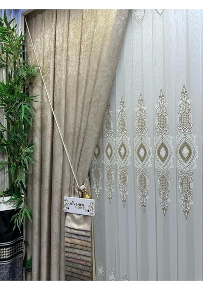Pera V-5201 1/3 Sık Pileli Fon Perde Apm