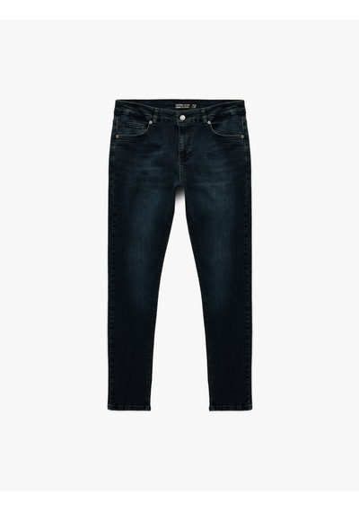Koton Pamuklu Normal Bel Skinny Fit Jean Pantolon - Michael Jean İndigo Stone 6wam40222nd İndigo - Taş Koton Pamuklu Normal Bel Skinny Fit Jean Pantolon - Michael Jean İndigo Stone 6wam40222nd İndigo - Taş