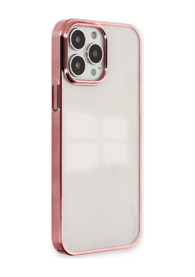 Apple İphone 14 Pro Max Kılıf Element Silikon - Pembe 0.2M-Çok Renkli