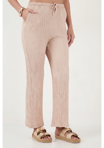 Lela Regular Fit V Yaka Yelek-pantolon Gofre Takım Bayan Takım 5866484 Vizon Lela Regular Fit V Yaka Yelek-pantolon Gofre Takım Bayan Takım 5866484 Vizon
