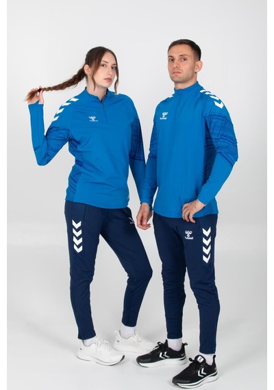 Hummel Line Antrenman Eşofman Üstü Mavi