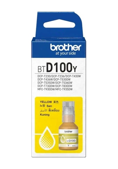Brother Btd100y  Ultra Yüksek Verimli Sarı Mürekkep Great Toner