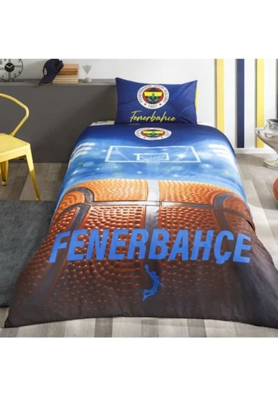 Taç Lisanslı Tek Kişilik Nevresim Takımı Fenerbahçe Lacivert