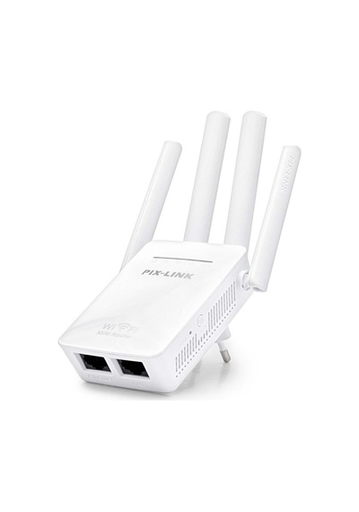 Wıfı Repeater + Router + Ap 300mbps Beyaz Lv-wr09