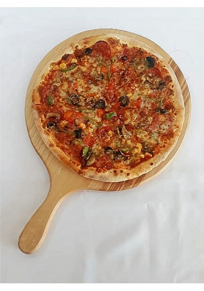 Ahşap Pizza, Pide, Peynir, Ordorv Sunum, Servis Ve Kesme Tahtası 30 X 43 X 2cm Ahşap