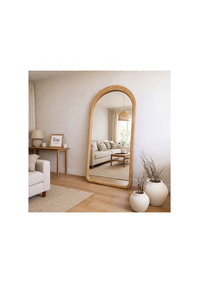 Enc Home Menes Naturel Ayaklı Ağaç Boy Aynası 180x80 Çok Renkli