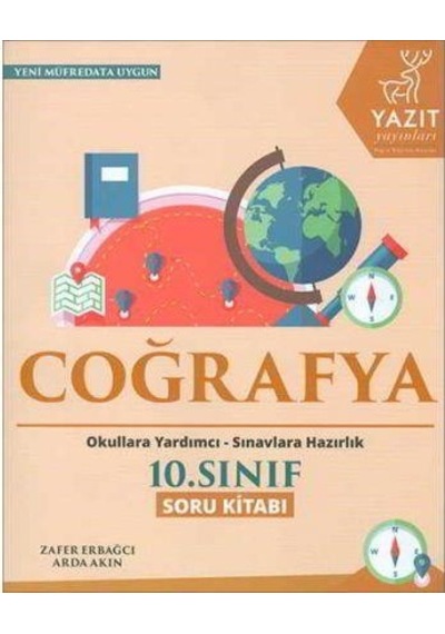 10.Sınıf Coğrafya Soru Bankası - Yazıt Yayınları