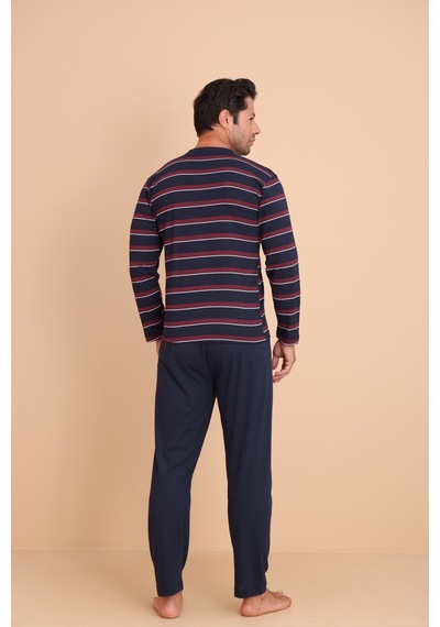 Redline Brink Regular Siyah Erkek Uzun Kol Pijama Takımı Mor Redline Brink Regular Siyah Erkek Uzun Kol Pijama Takımı Mor