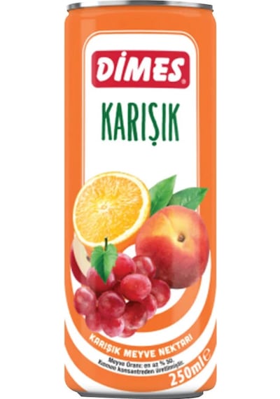 Dimes Meyve Nektarı Karışık 250 Ml X 12 Adet