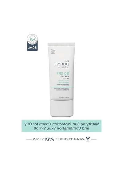 Matlaştırıcı Güneş Koruyucu Krem Spf 50, Yağlı Ve Karma Ciltler İçin 50 Ml