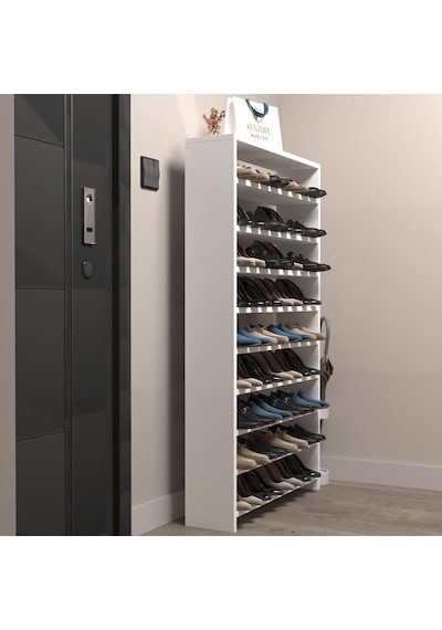Kenzlife Ayakkabılık Mısri Mat Beyaz Suntalam 155 060 20 Otuz Çift Ayakkabı Kapasitesi Arkalıksız Beyaz Kenzlife Ayakkabılık Mısri Mat Beyaz Suntalam 155 060 20 Otuz Çift Ayakkabı Kapasitesi Arkalıksız Beyaz