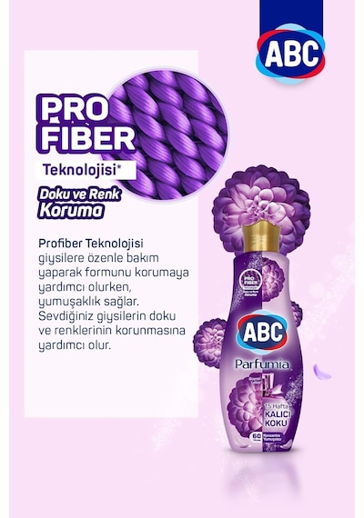 ABC Parfumia Gizemli Lotus Konsantre Çamaşır Yumuşatıcısı 1440 ML