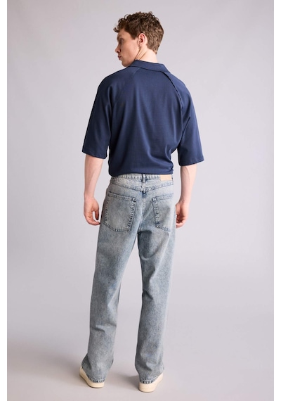 Defacto Baggy Fıt Pantolon H6836ax26spnm39 Mavi-nm39