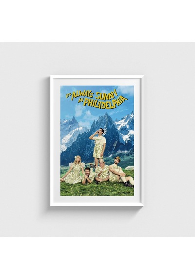 Its Always Sunny İn Philadelphia Dizi Posteri Tablo Çerçeveli Poster Duvar Dekorasyonu Beyaz Çerçeveli Tablo Beyaz Çerçeveli Tablo Dn11d478beyaz