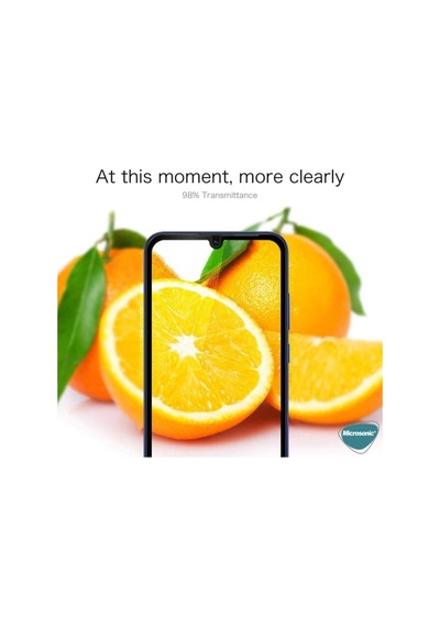 Huawei P Smart 2020 Tam Kaplayan Temperli Cam Ekran Koruyucu Siyah