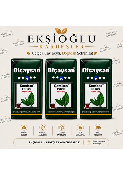 Ofçaysan Çamlıca Filizi Siyah Çay 3 X 1 Kg