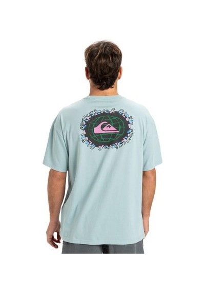Quiksilver Eqyzt08021-aqsk Gh Qs Global Heat Ss Erkek Spor Tişört Mavi
