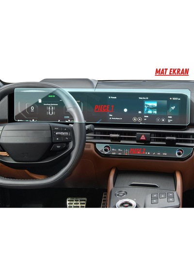 Kia Sportage Makyajlı 2025-2026 Multimedya Ve Klima Konsol Uyumlu Mat Ekran Koruyucu