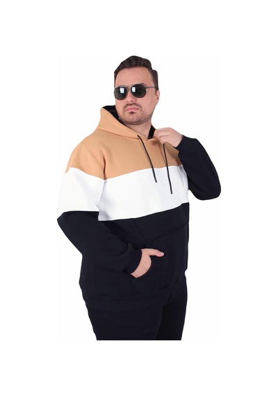 Moc Grande Mocgrande Büyük Beden Kapüşonlu 3ip Sweat Mg 25725 Taba Taba Moc Grande Mocgrande Büyük Beden Kapüşonlu 3ip Sweat Mg 25725 Taba Taba