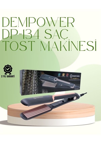 Dp-134 Saç Tost Makinesi 220 C Isı Ayarlı, 360 Dönebilen Kablo Çok Renkli