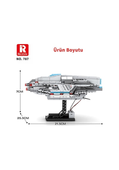 Reobrix 787 Lagrange Stingray Mq-25 Yaratıcı Yapı Blok Seti Building Blocks - 846 Parça