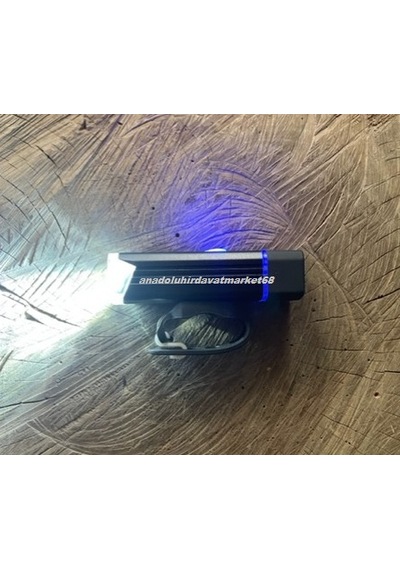 Mac Metal Gövde Led Bisiklet Feneri Şarjlı Bisiklet Lambası Klipsli 4 Farklı Beyaz